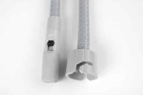 Speichelzieherschlauch komplett, Bildhintergrund hell