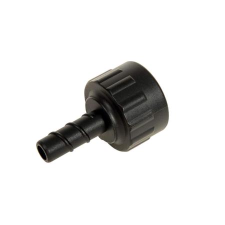 Grau‑farbene Schlauchkupplung für Sirona-Gerät, 8 mm Anschluss, geräteseitiger Anschluss