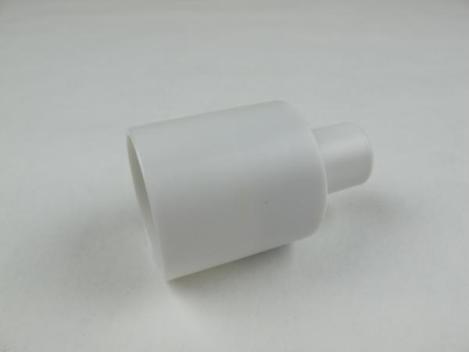 Finndent Schlauchkupplung weiß – 17 mm geräteseitig, stabile Verbindung für dentale Absaugtechnik