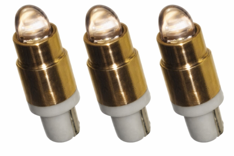 3er LED-Set für Sirona Motoren & Turbinen, New-White – brillante Ausleuchtung für präzise dentale Anwendungen.