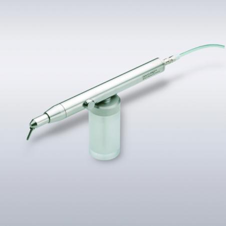 Aluminiumoxid-Strahler DentoPrep – präzises Mikrostrahlgerät für effektive Reinigung und Konditionierung in der Zahnmedizin.