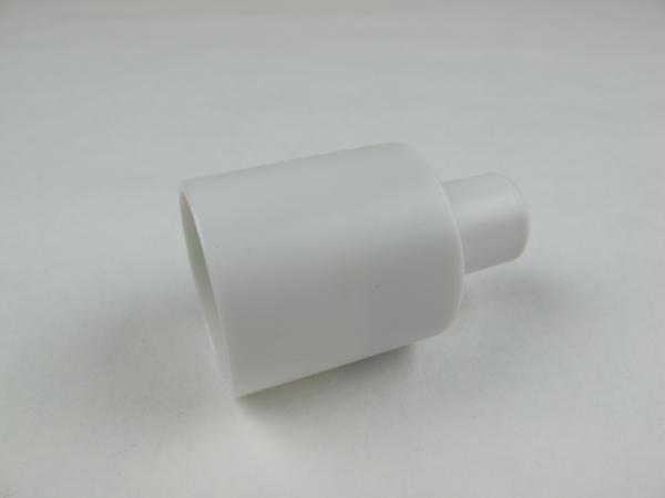 Finndent Schlauchkupplung weiß – 17 mm geräteseitig, stabile Verbindung für dentale Absaugtechnik
