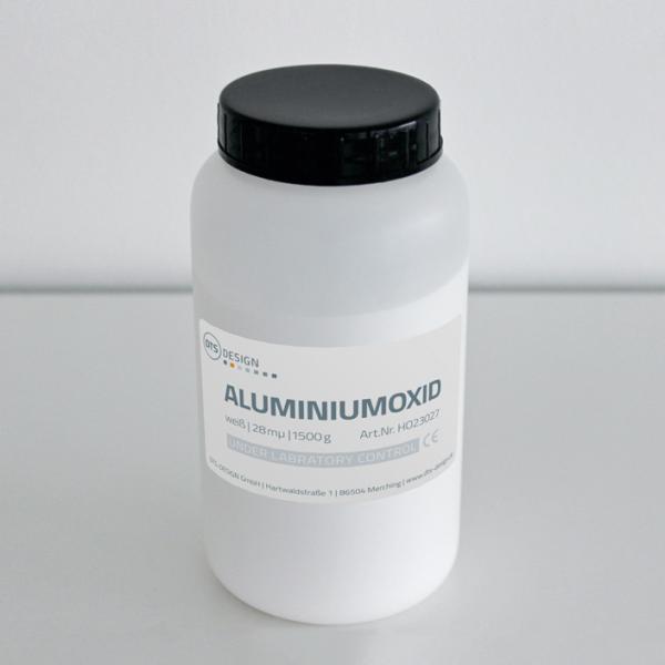 Aluminiumoxid-Pulver fein 28 µ – ideal für sanfte Mikrostrahltechnik, präzise Reinigung und schonende Oberflächenvorbereitung.