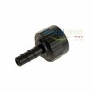 Grau‑farbene Schlauchkupplung für Sirona-Gerät, 8 mm Anschluss, geräteseitiger Anschluss